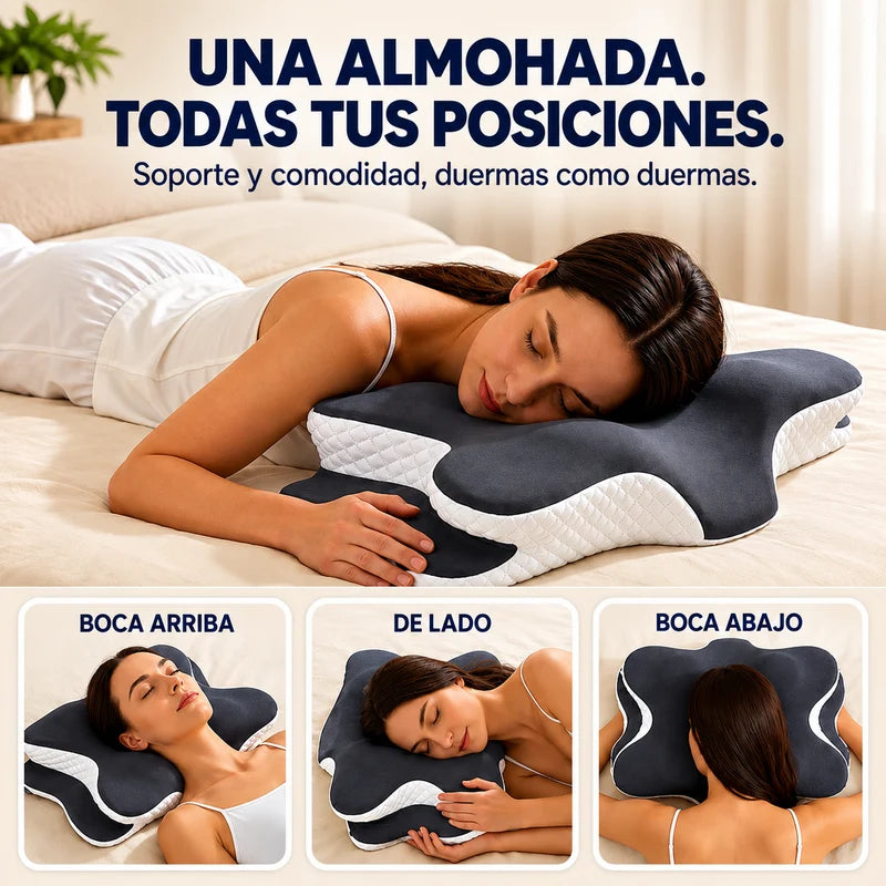 Almohada FlexiCerv™ - Alivio del Dolor de Cuello y Espalda.